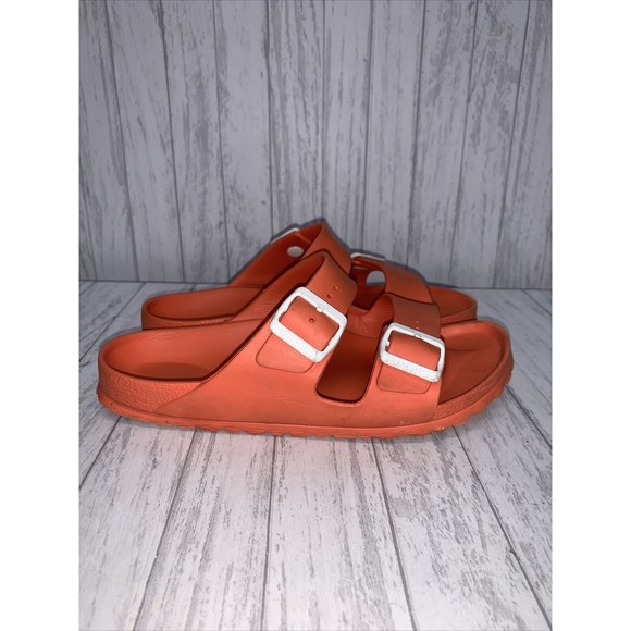 Birkenstock Shoes Birkenstock Orange Rubber Arizona Size 9 See